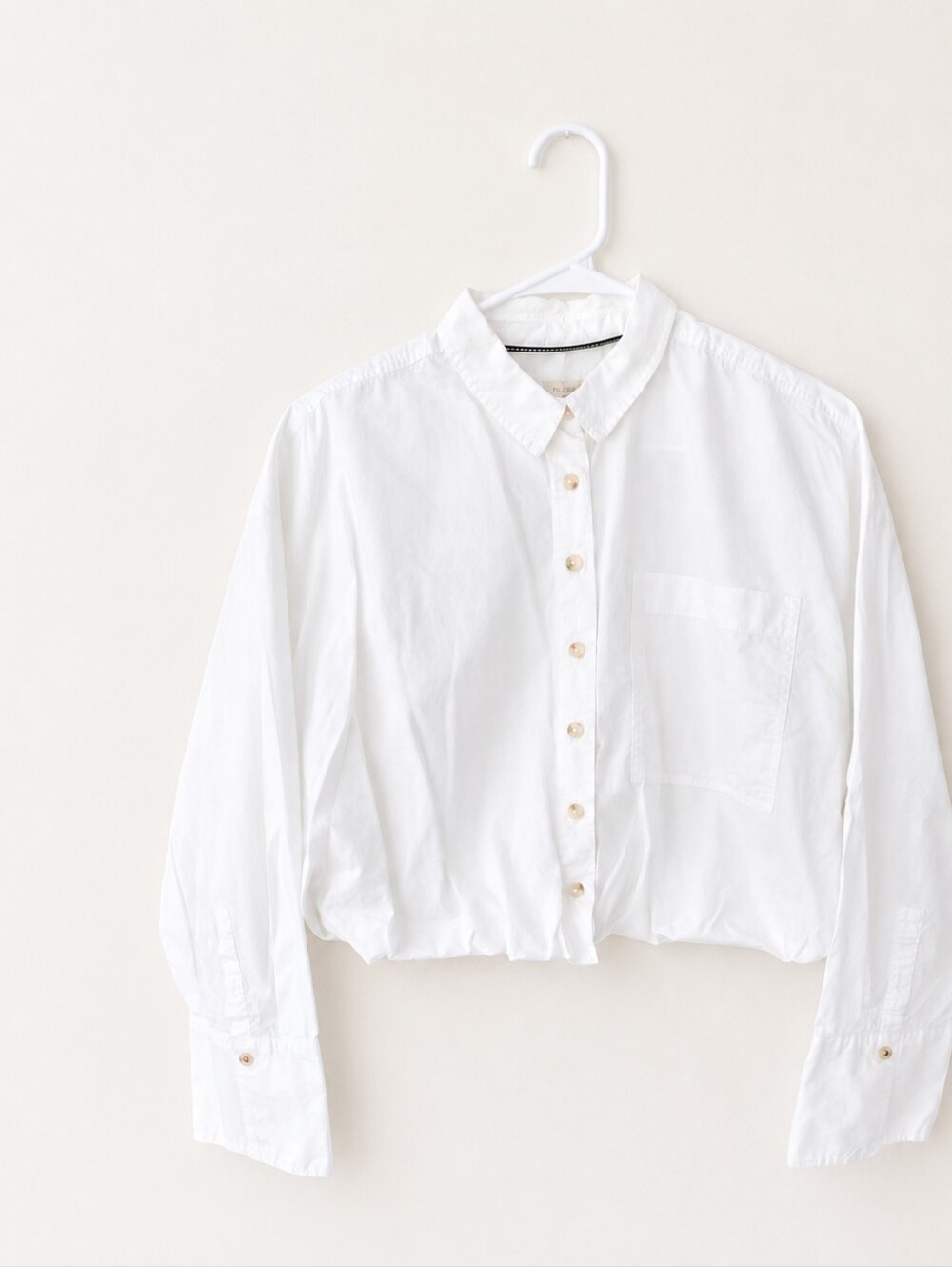 Pilcro White Collared Button-Up Shirt - Picture 2 of 9